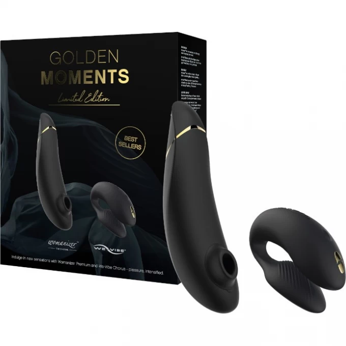 Набор GOLDEN MOMENTS WOMANIZER PREMIUM + WE-VIBE CHORUS золотой SNCK1SG9 Набор GOLDEN MOMENTS WOMANIZER PREMIUM + WE-VIBE CHORUS золотой SNCK1SG9